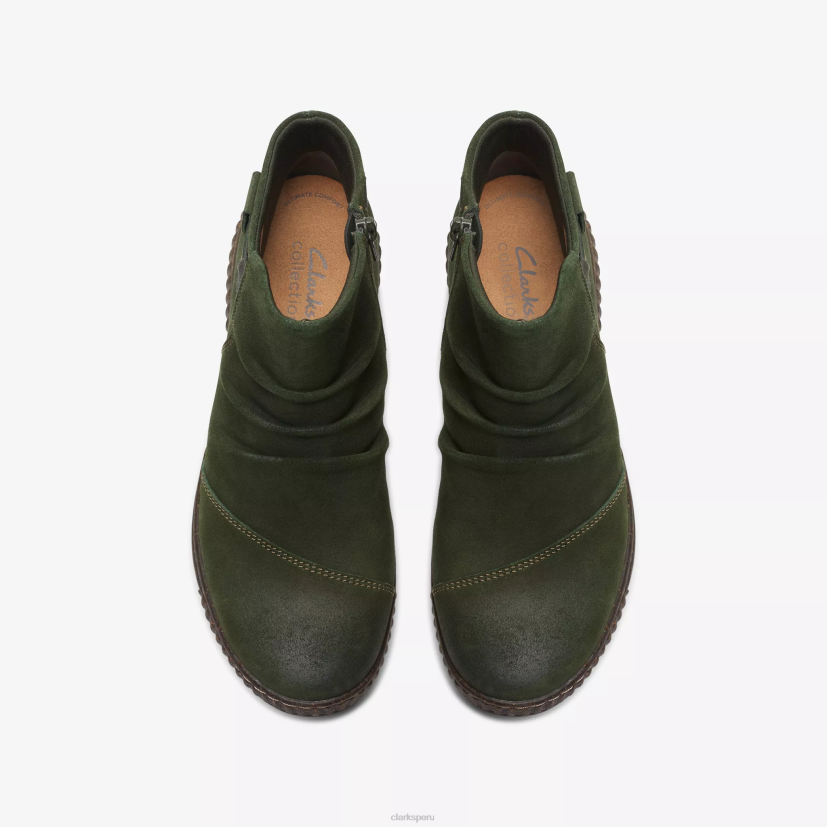 HZVP466 derbi carolina gamuza verde oscuro Clarks