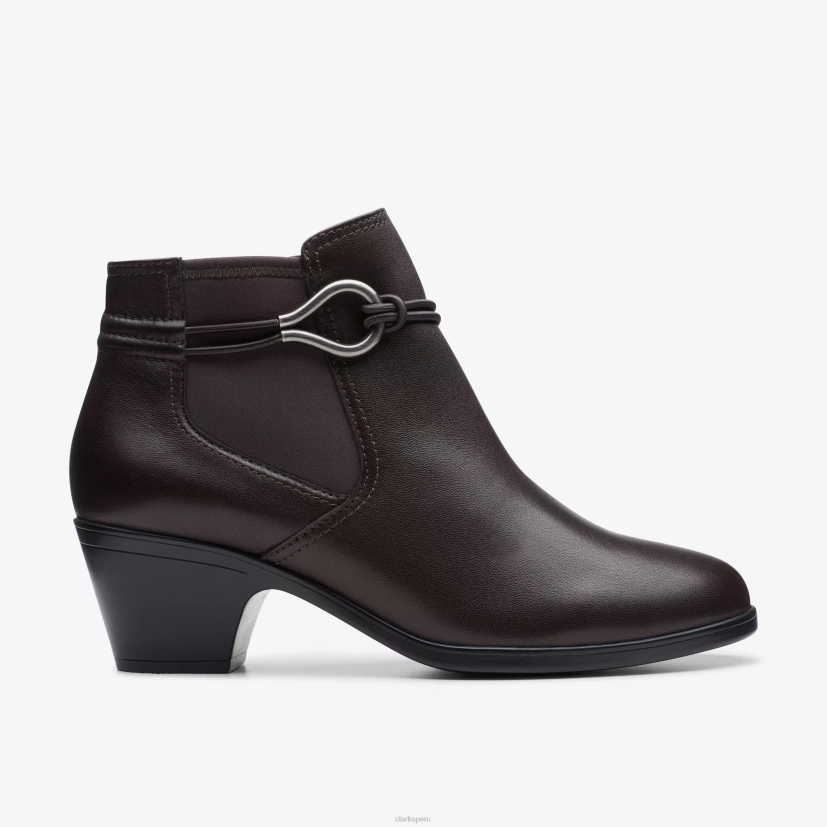 HZVP469 emily 2 kaylie cuero marrón oscuro Clarks