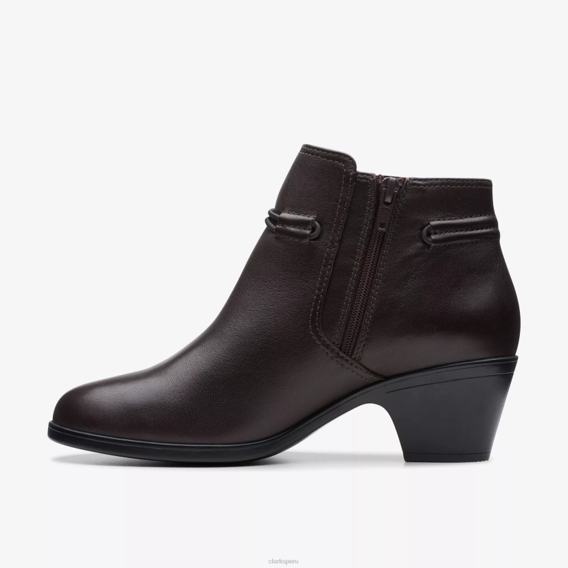 HZVP469 emily 2 kaylie cuero marrón oscuro Clarks