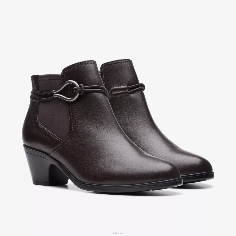 HZVP469 emily 2 kaylie cuero marrón oscuro Clarks