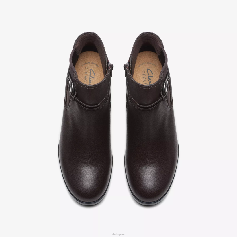 HZVP469 emily 2 kaylie cuero marrón oscuro Clarks