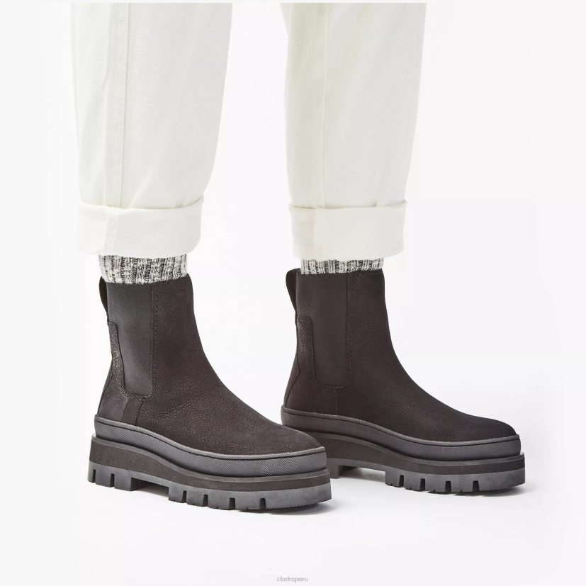 HZVP470 orianna 2 arriba nubuck negro Clarks