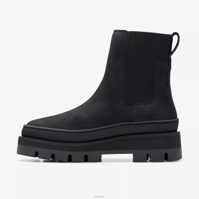 HZVP470 orianna 2 arriba nubuck negro Clarks