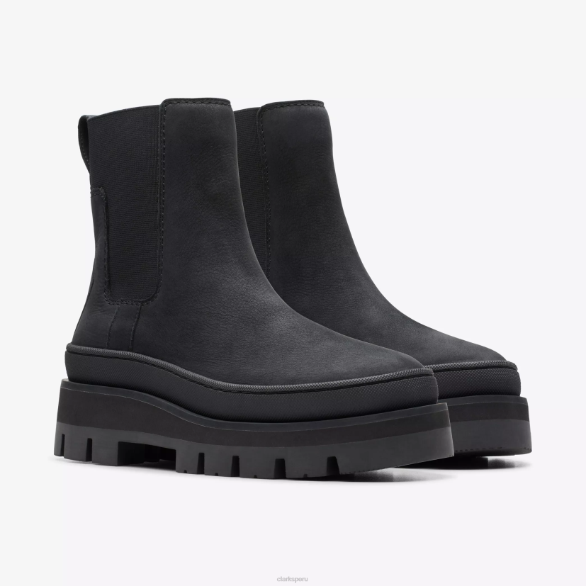 HZVP470 orianna 2 arriba nubuck negro Clarks