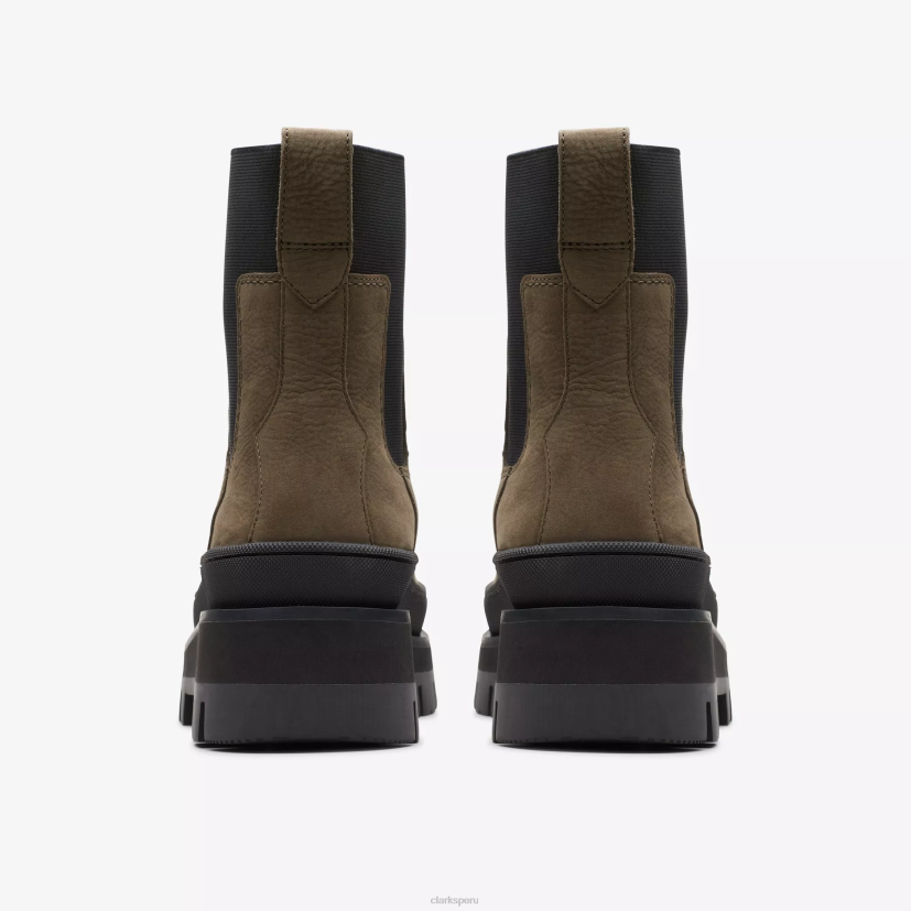 HZVP472 orianna 2 arriba nubuck oliva oscuro Clarks