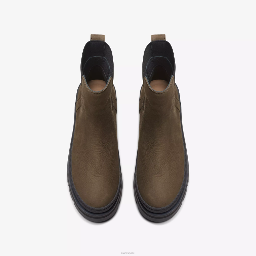 HZVP472 orianna 2 arriba nubuck oliva oscuro Clarks