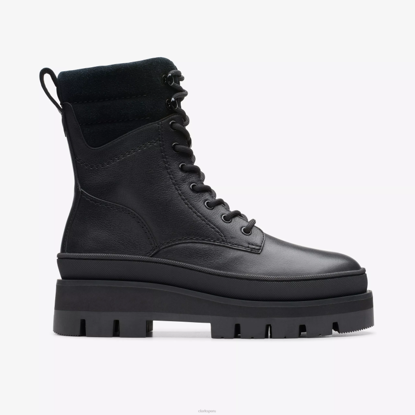 HZVP474 orianna 2 caminata cuero negro Clarks