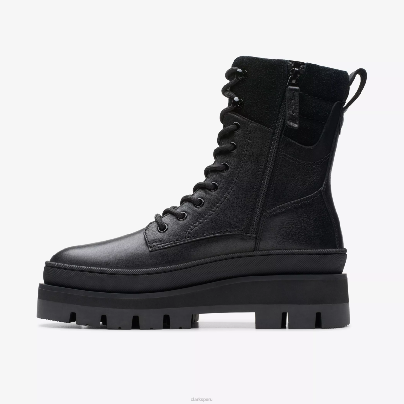 HZVP474 orianna 2 caminata cuero negro Clarks