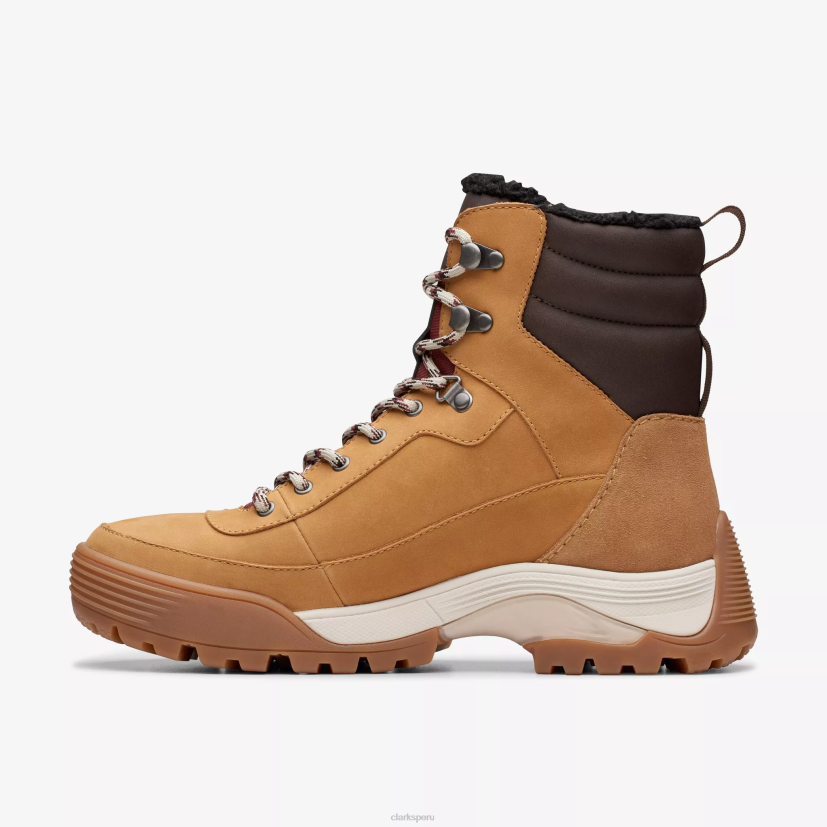 HZVP477 atl caminata superior gore-tex cuero tostado con forro cálido Clarks