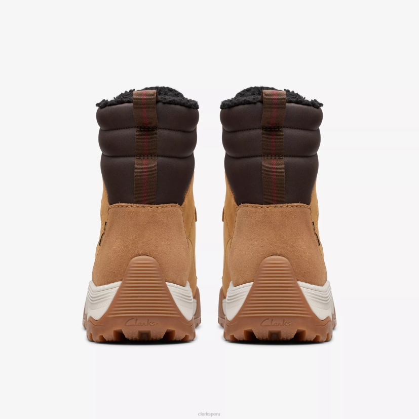 HZVP477 atl caminata superior gore-tex cuero tostado con forro cálido Clarks