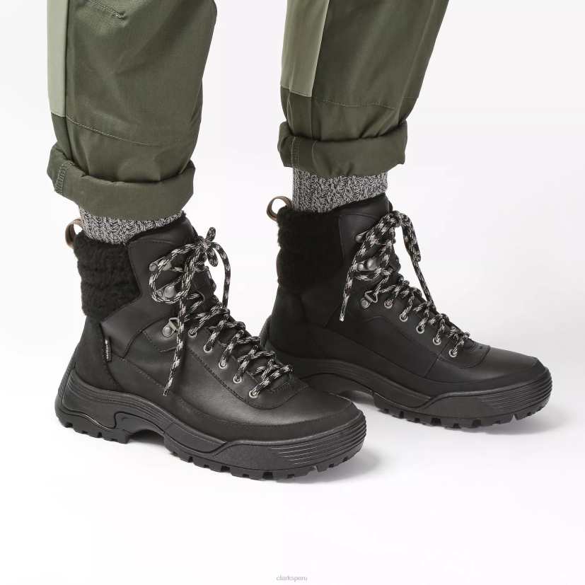 HZVP479 atl caminata superior gore-tex combinación cálida negra Clarks