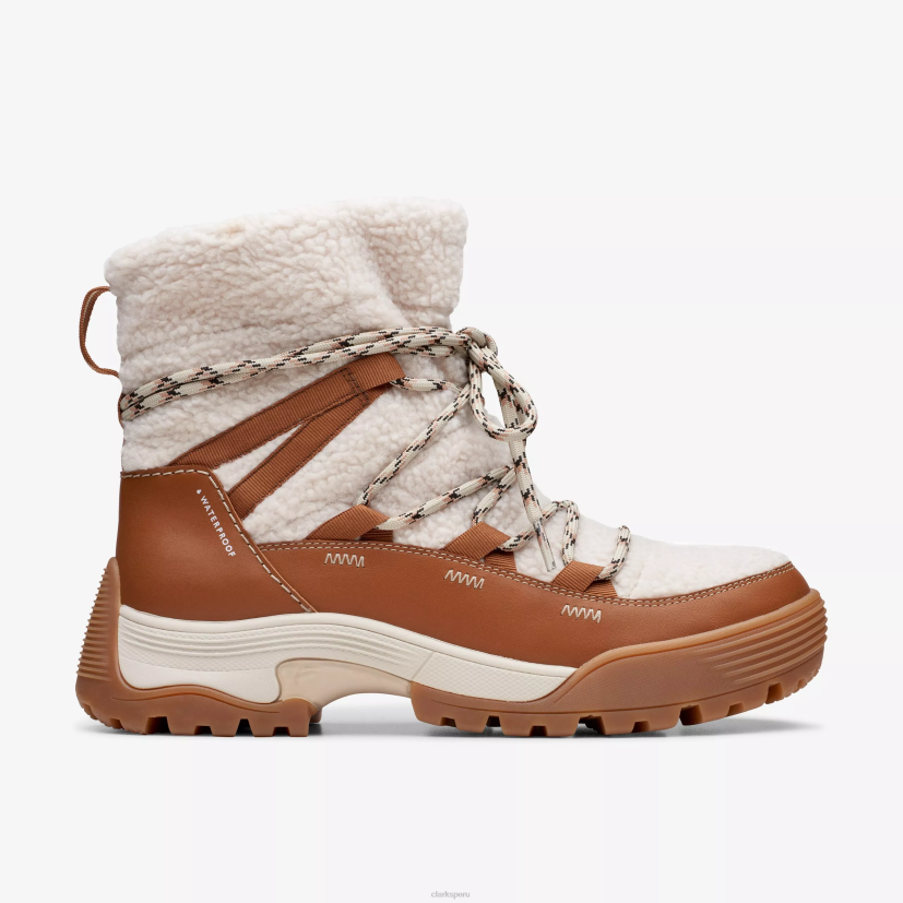 HZVP480 atl caminata impermeable combinación cálida marfil Clarks