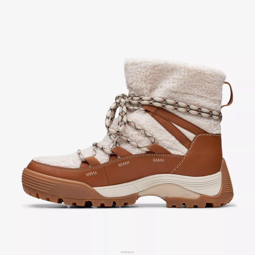 HZVP480 atl caminata impermeable combinación cálida marfil Clarks