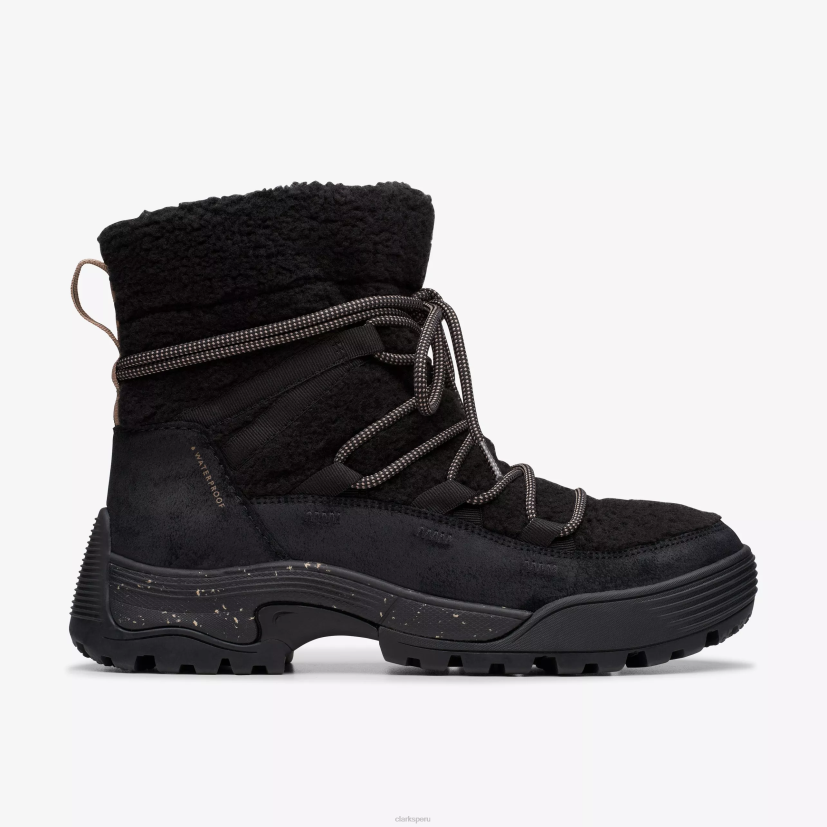 HZVP481 atl caminata impermeable combinación cálida negra Clarks