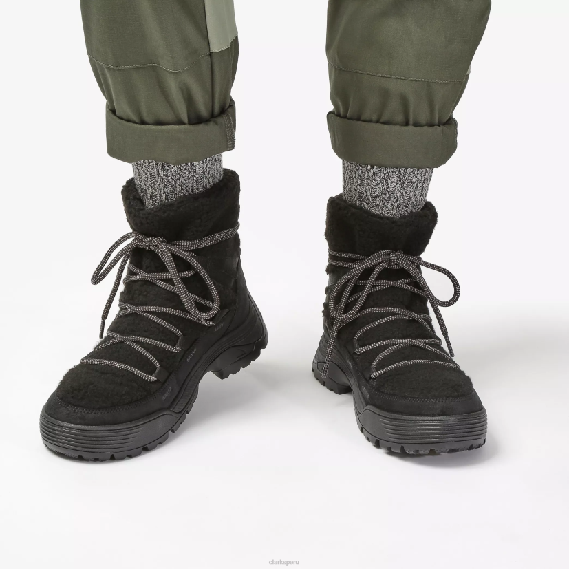 HZVP481 atl caminata impermeable combinación cálida negra Clarks