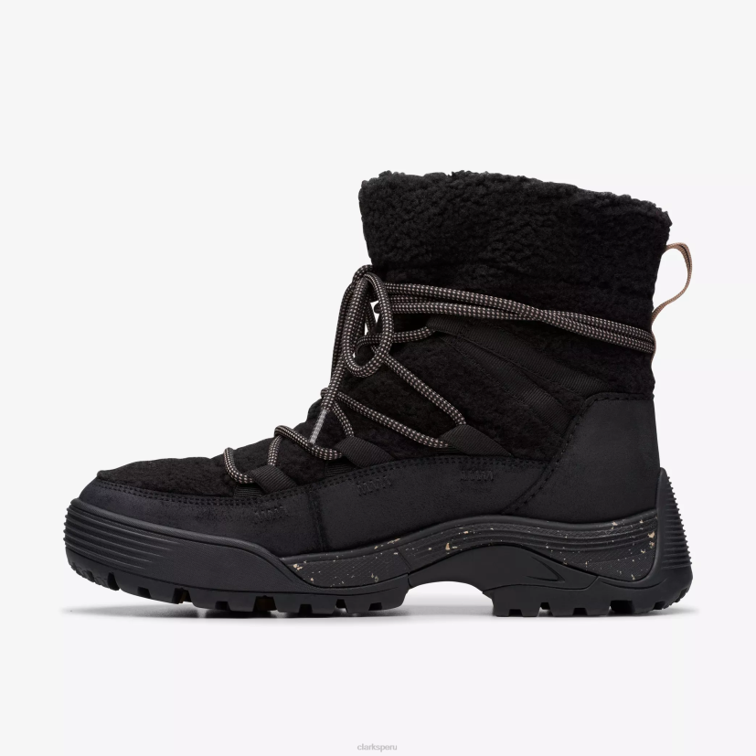 HZVP481 atl caminata impermeable combinación cálida negra Clarks