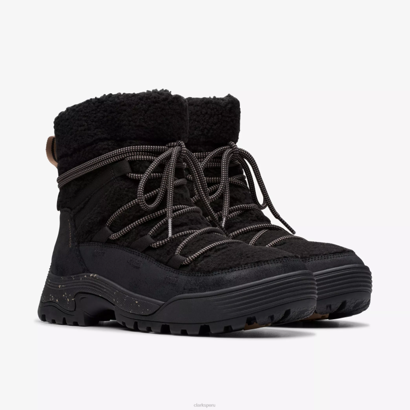 HZVP481 atl caminata impermeable combinación cálida negra Clarks