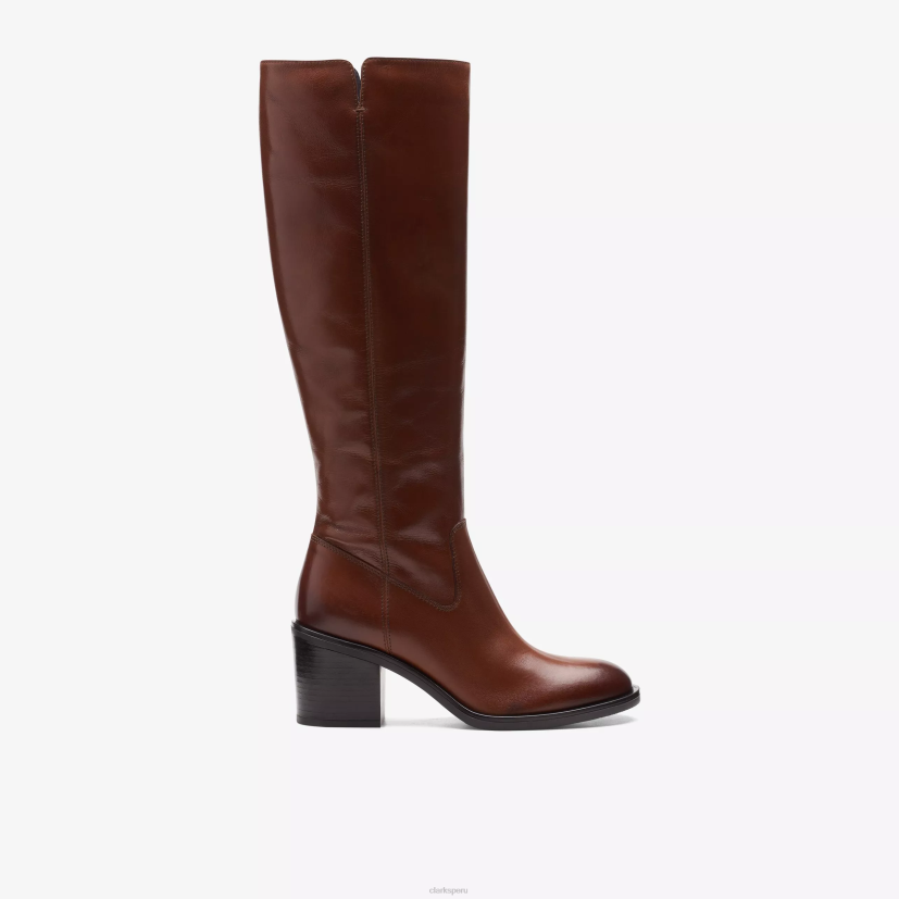 HZVP484 válvulastino hola cuero bronceado oscuro Clarks