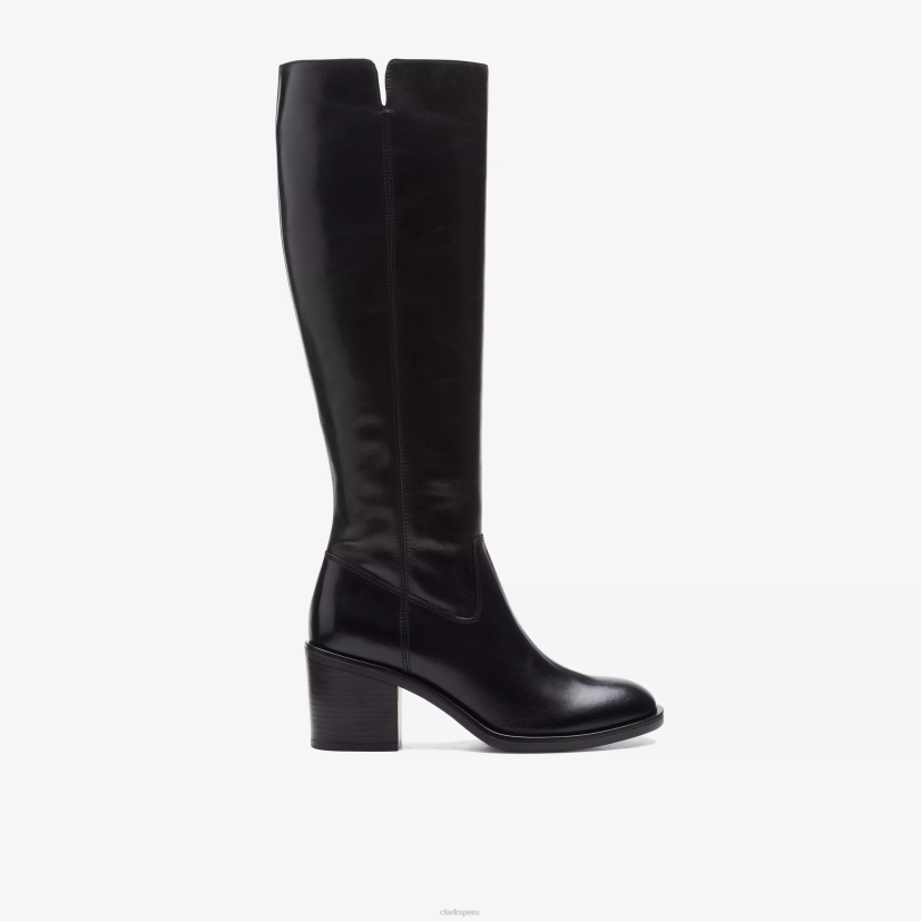 HZVP485 válvulastino hola cuero negro Clarks