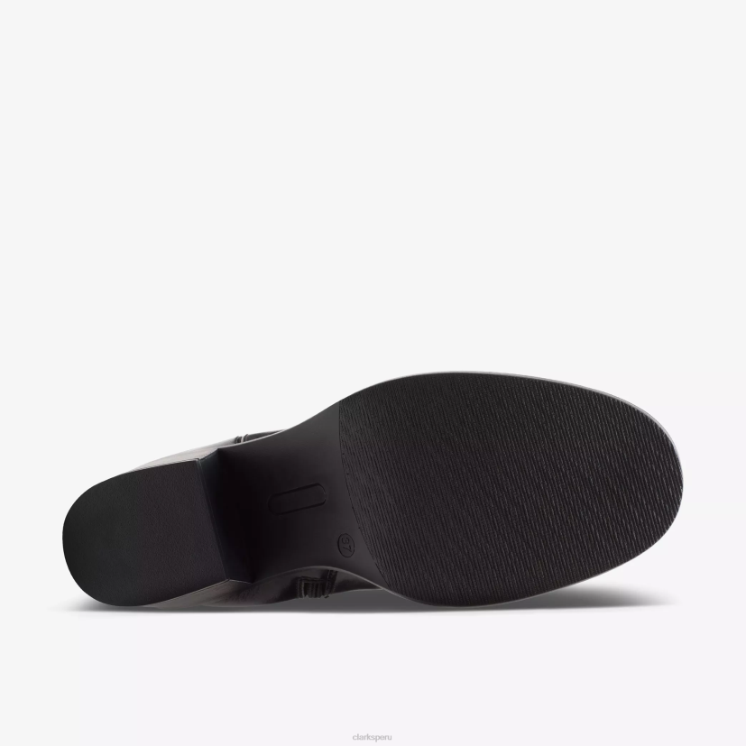 HZVP485 válvulastino hola cuero negro Clarks