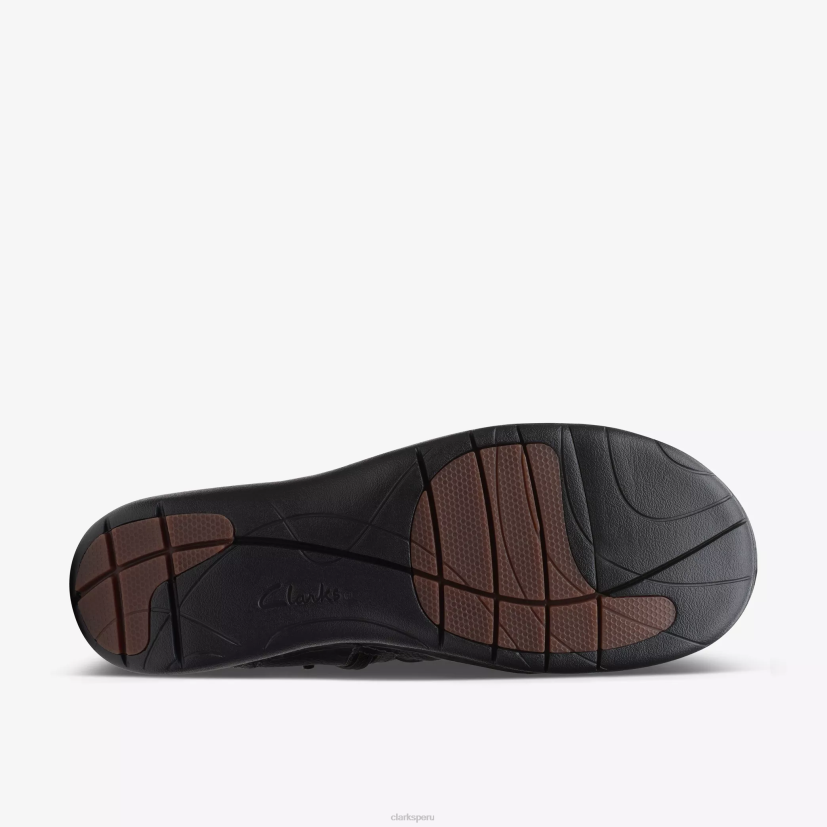 HZVP488 parte superior sin bucle cuero negro Clarks