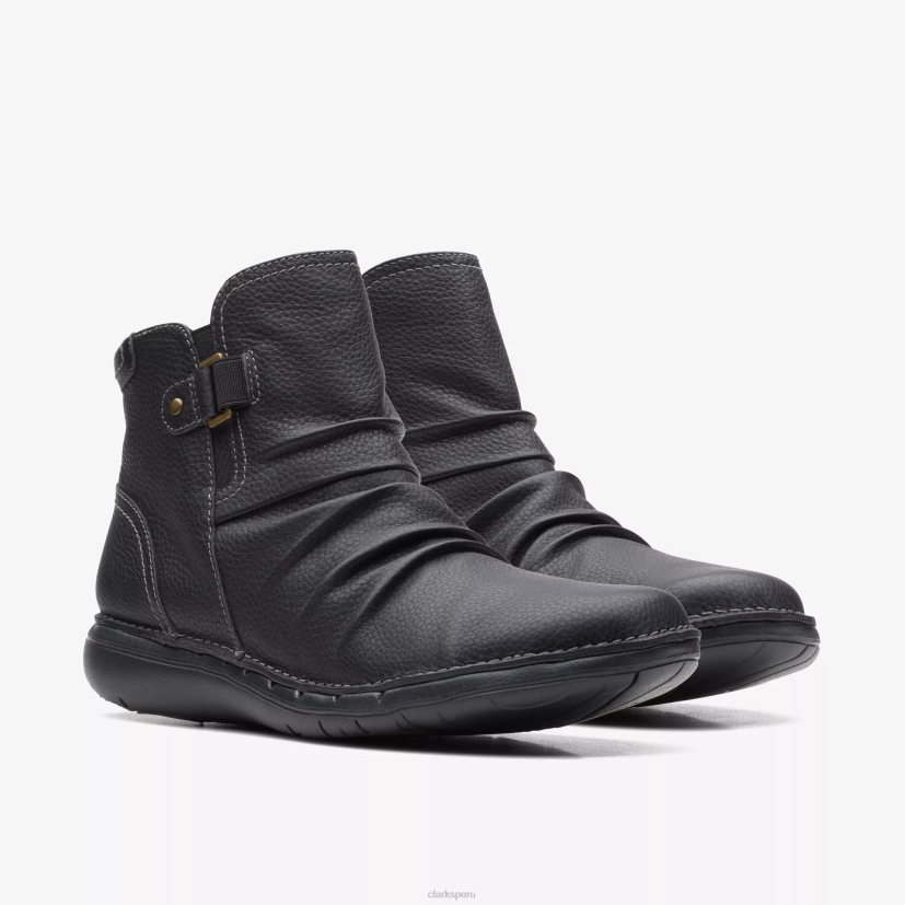 HZVP488 parte superior sin bucle cuero negro Clarks
