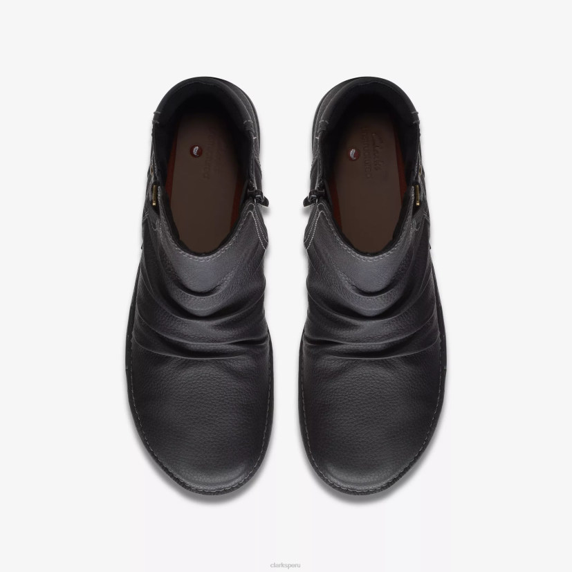 HZVP488 parte superior sin bucle cuero negro Clarks