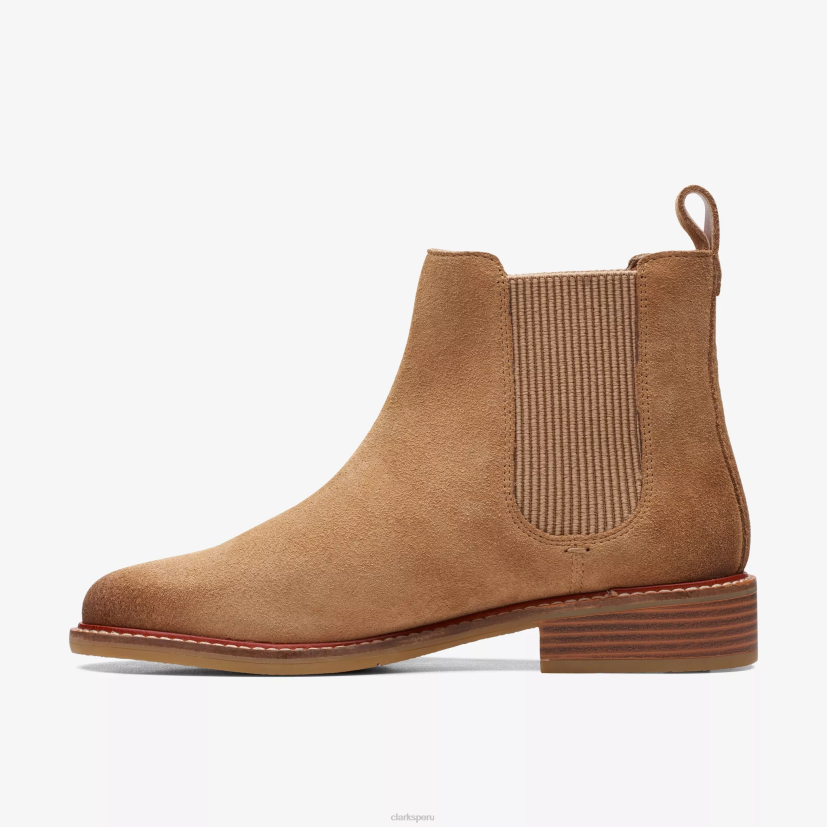 HZVP491 colonia arlo gamuza color canela claro Clarks