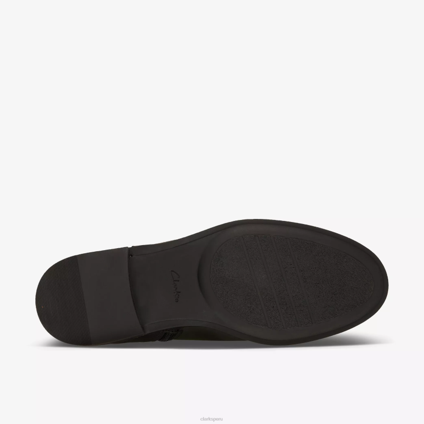 HZVP493 memi zip cuero negro Clarks