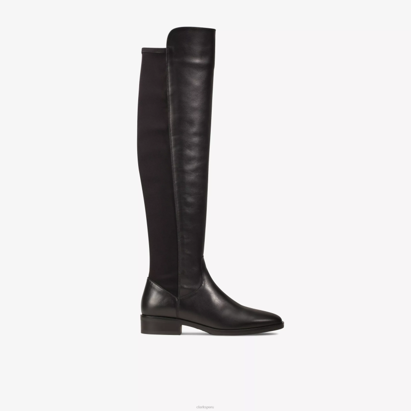 HZVP495 carrito puro cuero negro Clarks