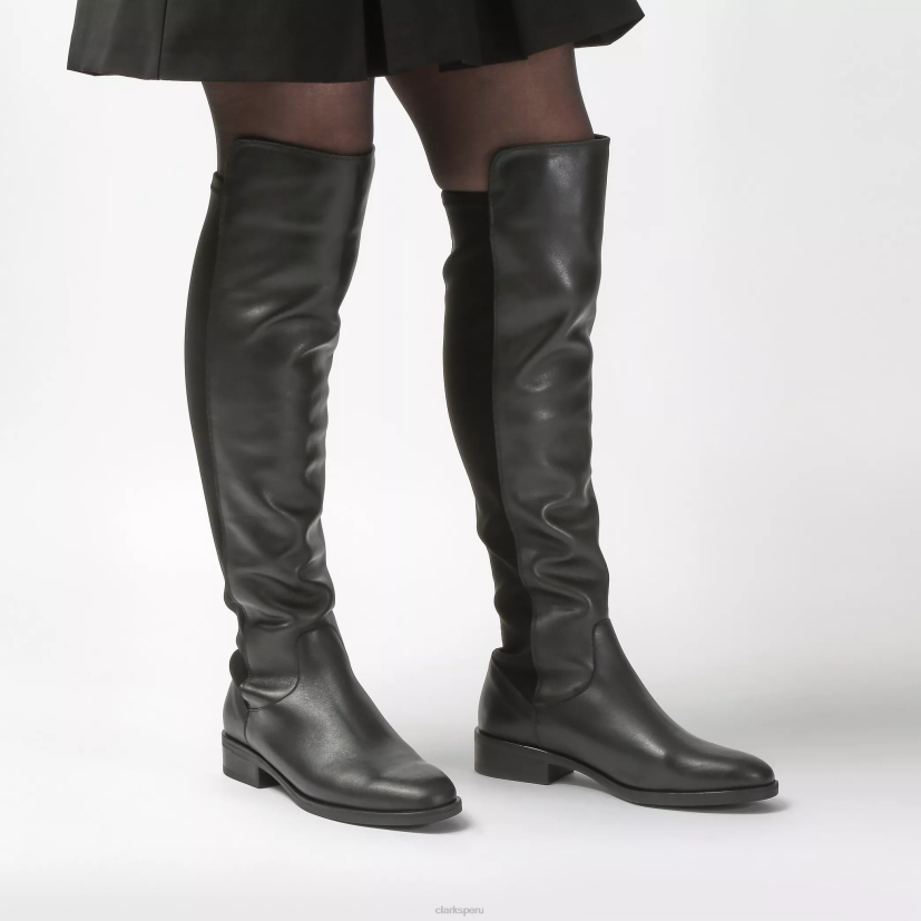 HZVP495 carrito puro cuero negro Clarks