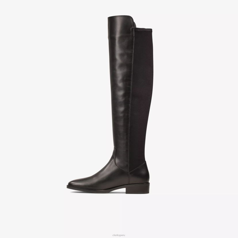 HZVP495 carrito puro cuero negro Clarks