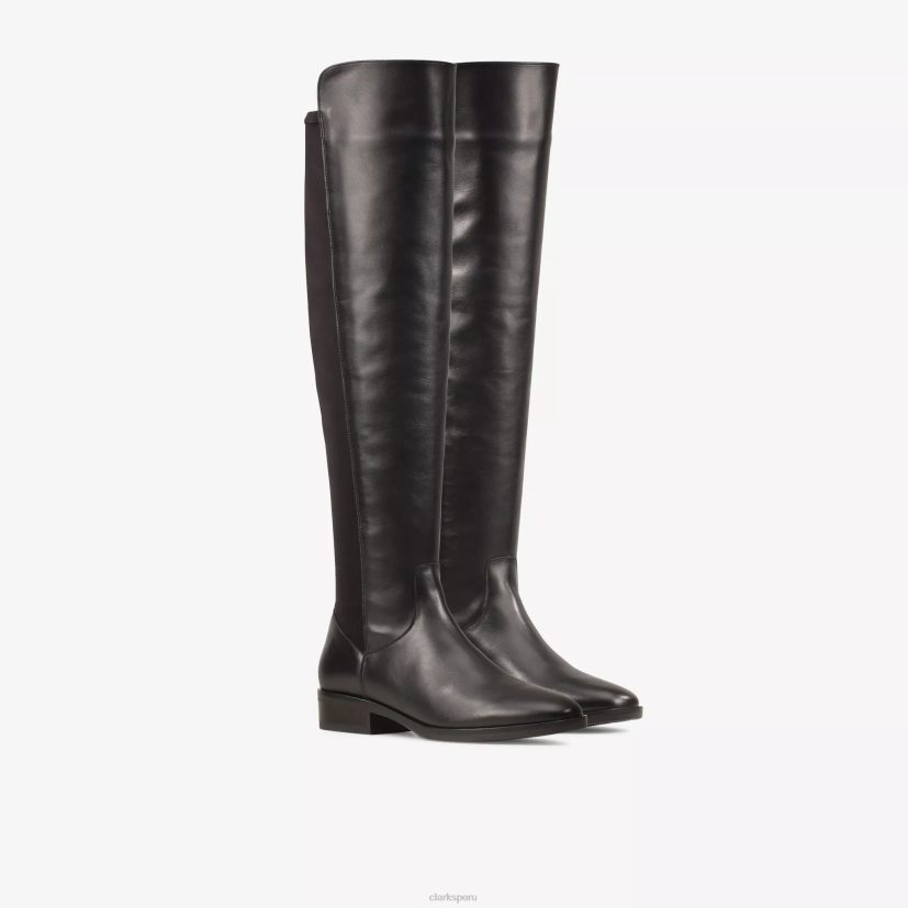HZVP495 carrito puro cuero negro Clarks
