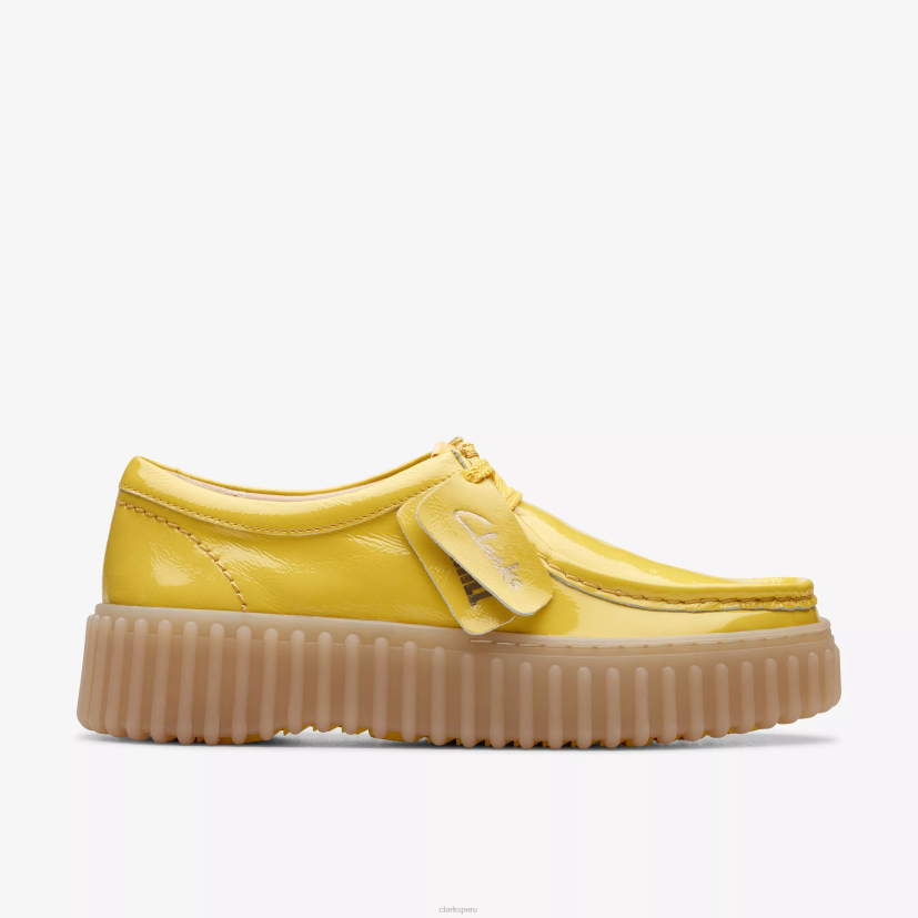 HZVP571 abeja torhill patente amarilla Clarks