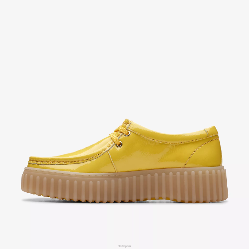 HZVP571 abeja torhill patente amarilla Clarks