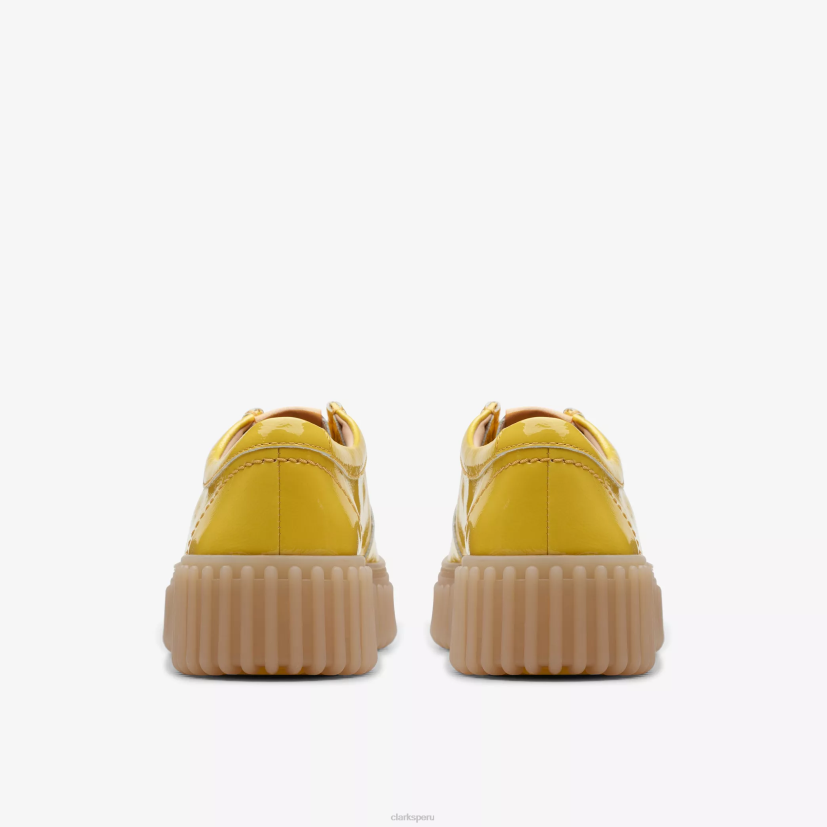 HZVP571 abeja torhill patente amarilla Clarks