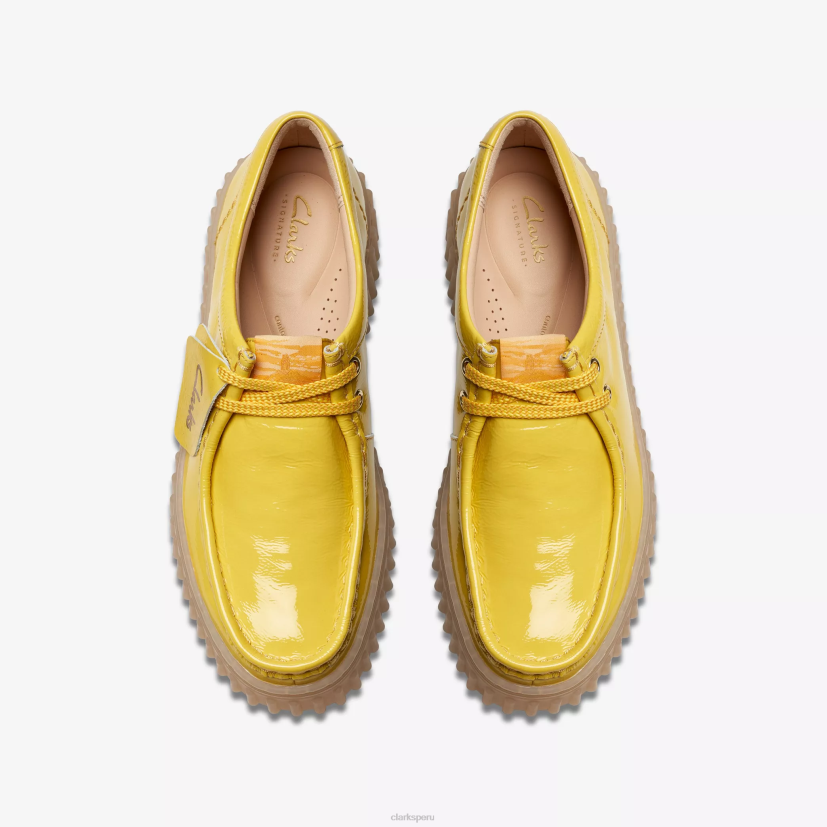 HZVP571 abeja torhill patente amarilla Clarks