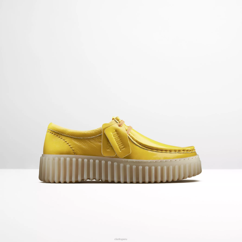 HZVP571 abeja torhill patente amarilla Clarks