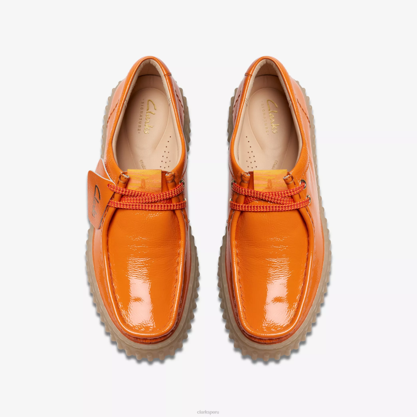 HZVP573 abeja torhill charol naranja Clarks