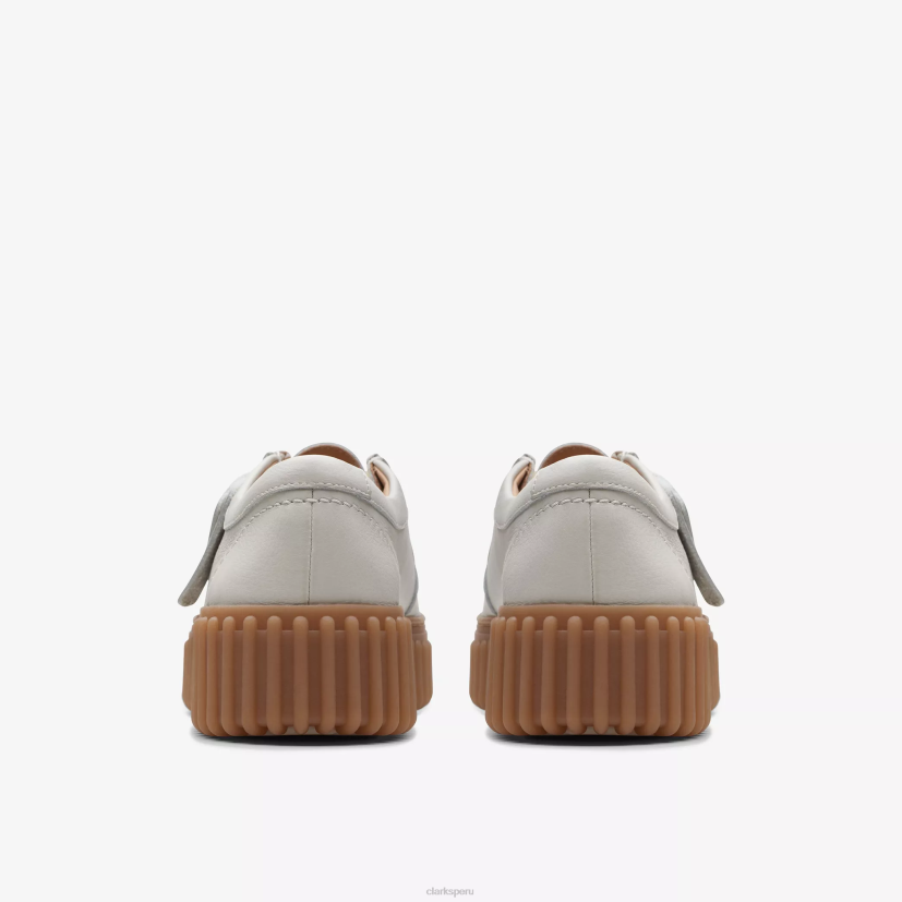 HZVP575 abeja torhill cuero blanco roto Clarks