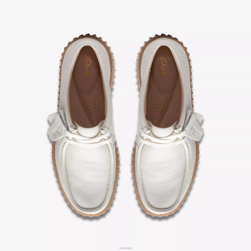 HZVP575 abeja torhill cuero blanco roto Clarks
