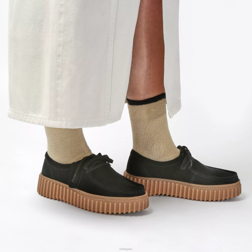 HZVP581 abeja torhill ante negro Clarks