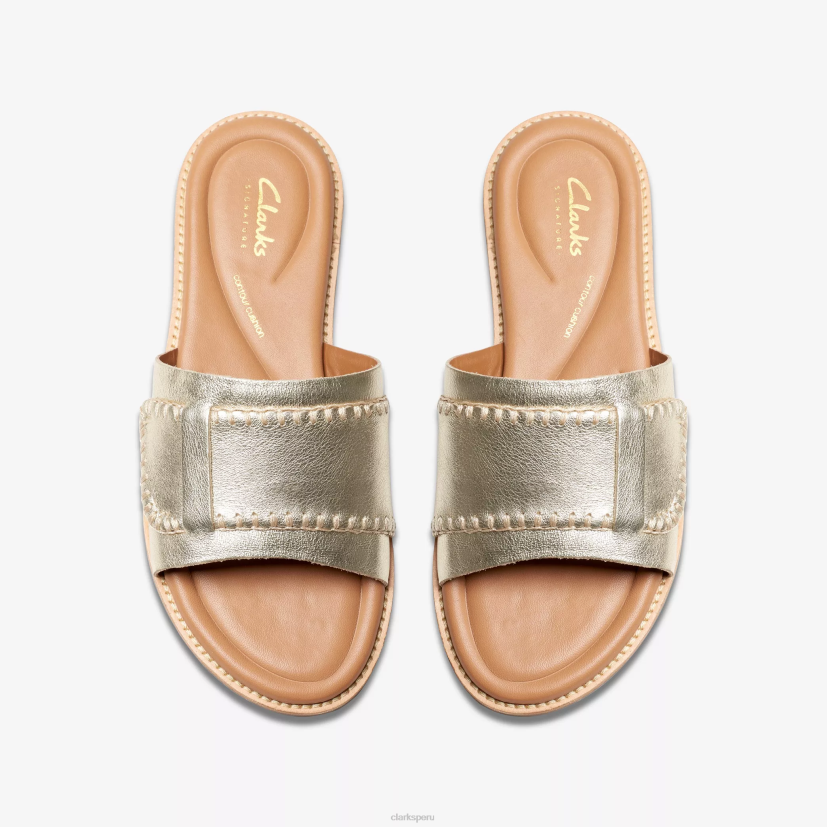 HZVP105 mula marítima cuero champán Clarks