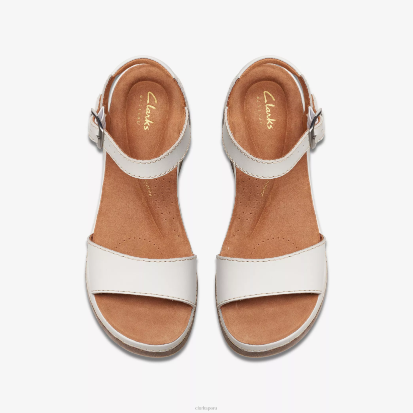 HZVP10 lirio kasanda cuero blanco roto Clarks
