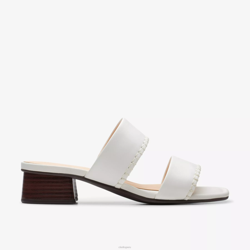 HZVP115 mula serina35 cuero blanco roto Clarks