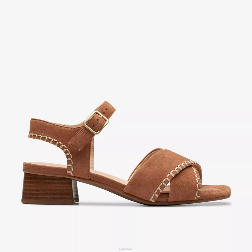 HZVP117 serina35 cruz gamuza color canela Clarks