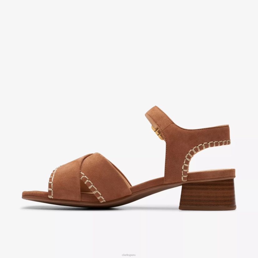 HZVP117 serina35 cruz gamuza color canela Clarks