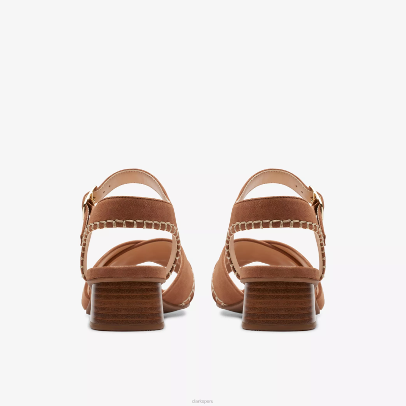 HZVP117 serina35 cruz gamuza color canela Clarks