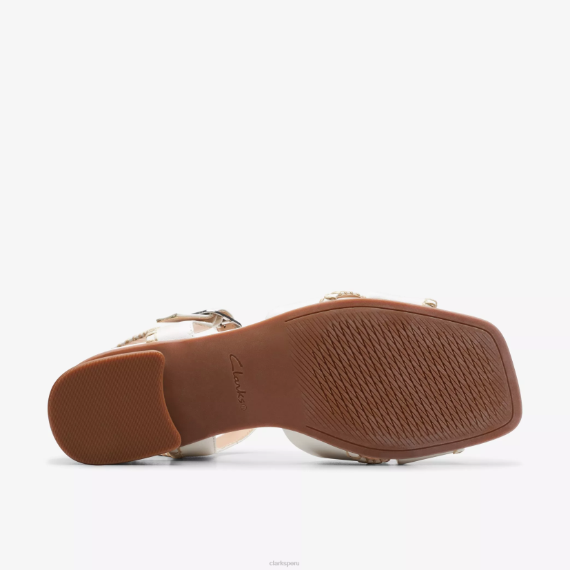 HZVP118 serina35 cruz cuero blanco roto Clarks