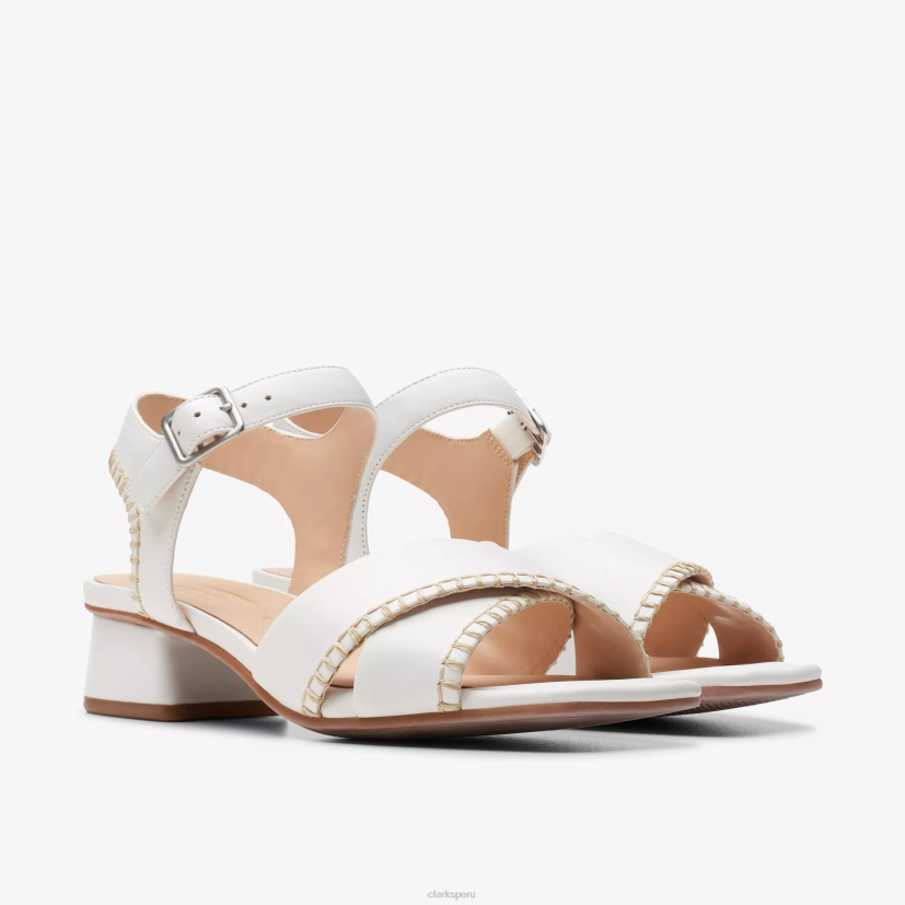 HZVP118 serina35 cruz cuero blanco roto Clarks
